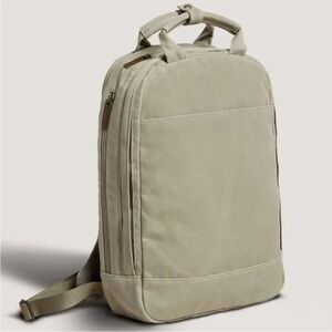 Day Owl Slim Pro Backpack Pale Olive Green NEW Canvas Laptop Work College School